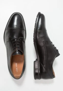 Pier One Leather - Veterschoenen - Black -Pier One Schoenen Winkel 4553c297e29a4481b8d888939e3e386c