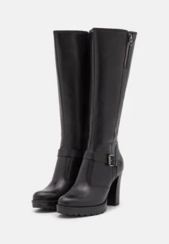 Pier One Leather- Laarzen Met Hoge Hak - Black 4 Pier One Leather- Laarzen Met Hoge Hak - Black -Pier One Schoenen Winkel 487615a3a2a14c3e975bbf3b4c2d2783