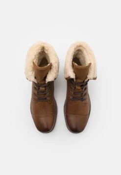 Pier One Leather - Veterboots - Camel -Pier One Schoenen Winkel 58338f66cc624a14b1e5d27e7e21ebaf