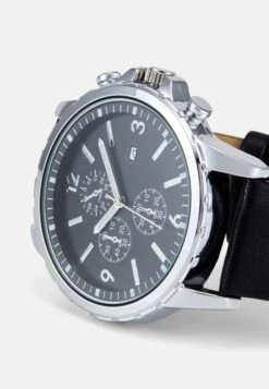 Pier One Horloge - Black/Silver-Coloured -Pier One Schoenen Winkel 644c3a153d4d4e5a83a63da34d11f675