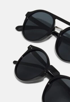 Pier One Unisex 2 Pack - Zonnebril - Black -Pier One Schoenen Winkel 74d856a3cce342899219470f656bd803