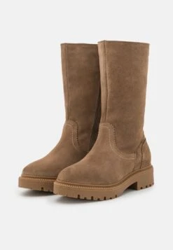 Pier One Leather Winter Boot - Laarzen - Taupe -Pier One Schoenen Winkel 83df9d01add942eaabb452a58120a742