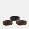 Pier One 3 Pack Unisex - Riem - Black/Brown /Cognac 1 Pier One 3 Pack Unisex - Riem - Black/Brown /Cognac -Pier One Schoenen Winkel 88ed98c354f84bff9b43540293b418f9
