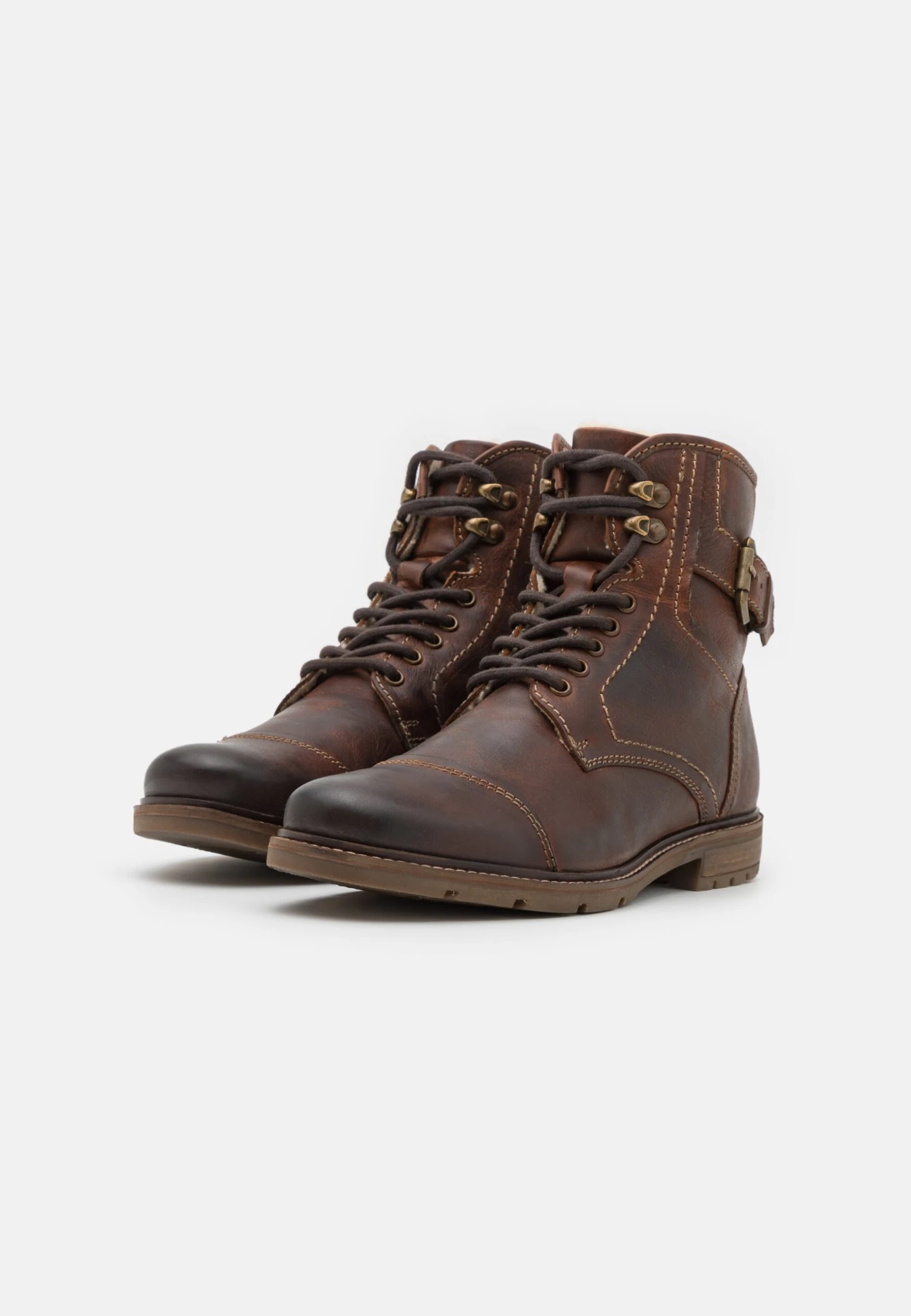 Leather - Veterboots - Brown Pier One Leather - Veterboots - Brown -Pier One Schoenen Winkel 8f3a8366448f47cda643eb5d2fe51947 scaled