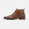 Pier One Leather - Veterboots - Cognac -Pier One Schoenen Winkel a9f5097f0b854e50a3c5cf995e3ce56f
