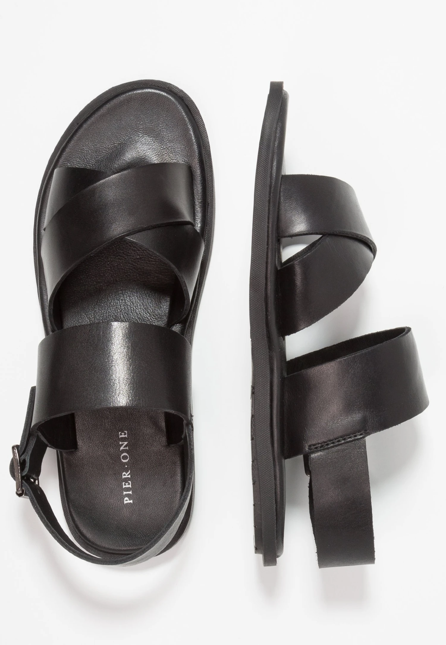 Sandalen - Black Pier One Sandalen - Black -Pier One Schoenen Winkel b98399694b934467831ade805f7397bf