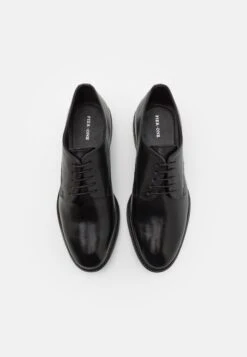 Pier One Leather - Veterschoenen - Black -Pier One Schoenen Winkel d329b480fd9647fcb02de0ad52e20a04