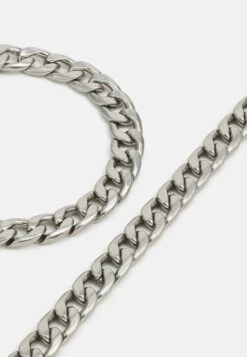 Pier One 2Pack Set - Ketting - Silver-Coloured -Pier One Schoenen Winkel df2f201b74344f4db97bf89a3f01a241