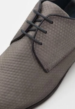 Pier One Leather - Veterschoenen - Dark Grey -Pier One Schoenen Winkel e0f1574267c74dc1b5d53d5cfef035ae